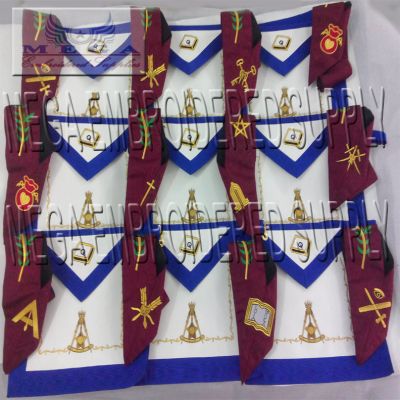 Scottish rite 14 degree Apron & collar sets